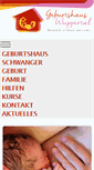 Mobile Screenshot of geburtshaus-wuppertal.de